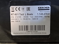 Stof-/waterzuiger - 45l - 230v kärcher, nt40/1 tact l, bouwjaar 2020 - afbeelding 6 van  6