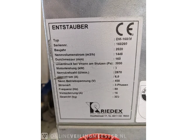 Stofafzuiging makita, dm-160, bouwjaar 2020 - afbeelding 4 van  7