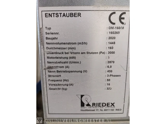 Stofafzuiging makita, dm-160, bouwjaar 2020 - afbeelding 5 van  7