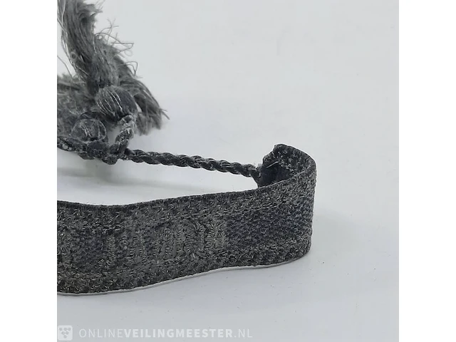 Stoffen armband christan dior - afbeelding 3 van  6