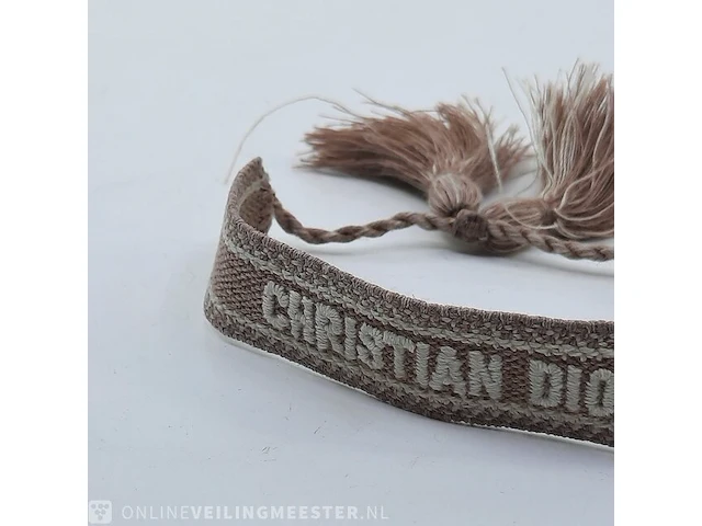 Stoffen armband christian dior - afbeelding 2 van  7