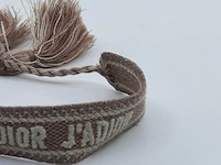 Stoffen armband christian dior - afbeelding 3 van  7