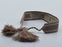 Stoffen armband christian dior - afbeelding 6 van  7