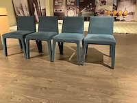 Stoffen eetkamerstoel (4x) - afbeelding 3 van  6