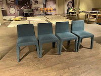 Stoffen eetkamerstoel (4x) - afbeelding 6 van  6