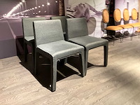 Stoffen eetkamerstoel (4x) - afbeelding 1 van  9