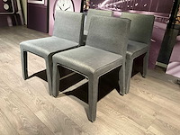 Stoffen eetkamerstoel (4x) - afbeelding 2 van  9