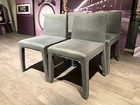 Stoffen eetkamerstoel (4x) - afbeelding 4 van  9