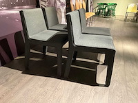 Stoffen eetkamerstoel (4x) - afbeelding 9 van  9