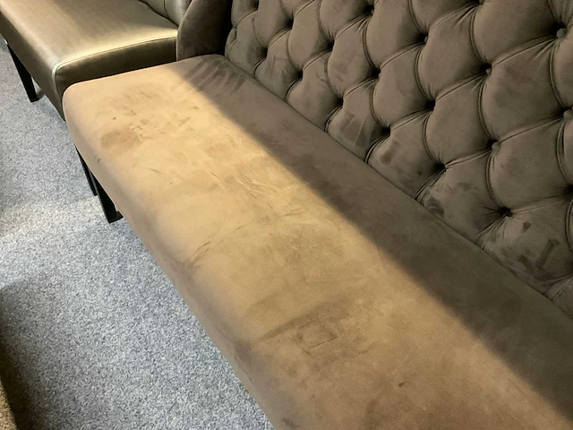 Stoffen eettafel bank - afbeelding 5 van  6