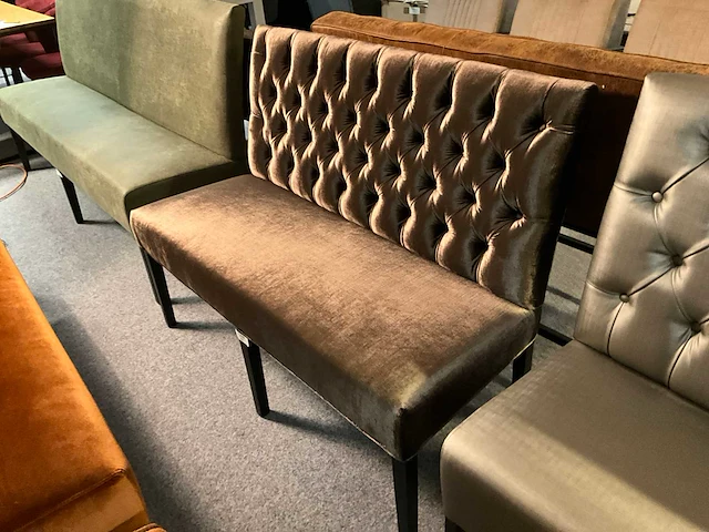Stoffen eettafel bank - afbeelding 1 van  4