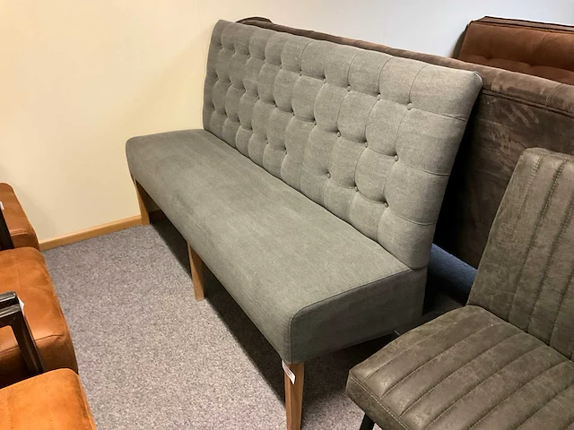 Stoffen eettafel bank - afbeelding 1 van  4