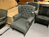 Stoffen fauteuil (2x) - afbeelding 1 van  5