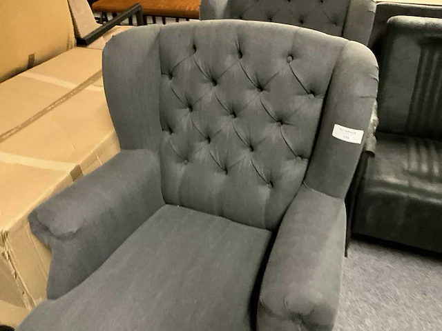 Stoffen fauteuil (2x) - afbeelding 3 van  5