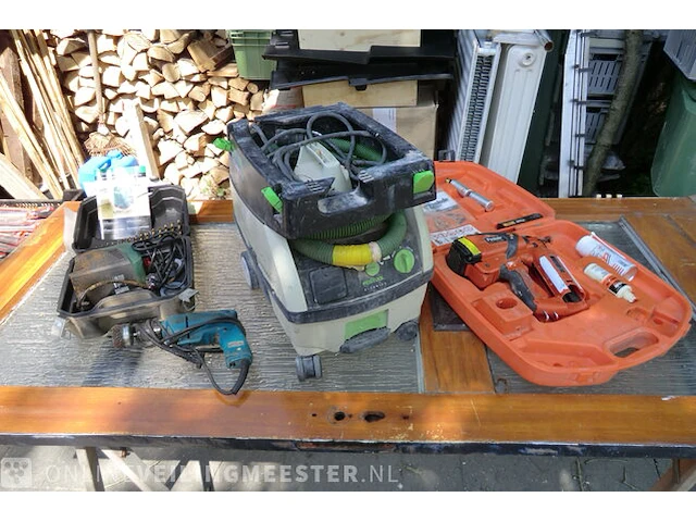 Stofzuiger - gastacker - boor slijpmachine - boormachine makita festool paslode, mini ct - impulse - afbeelding 1 van  5