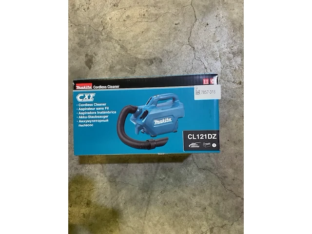 Stofzuiger (body makita, cl121dz - afbeelding 1 van  1