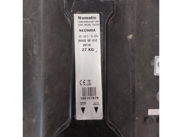 Stofzuiger fijnstof - 40l - 230v, numatic, ned 900 a, 2019 - afbeelding 7 van  8