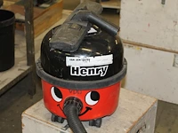 Stofzuiger numatic henry in houten kist 40 x 40 x 52 cm. - afbeelding 1 van  2