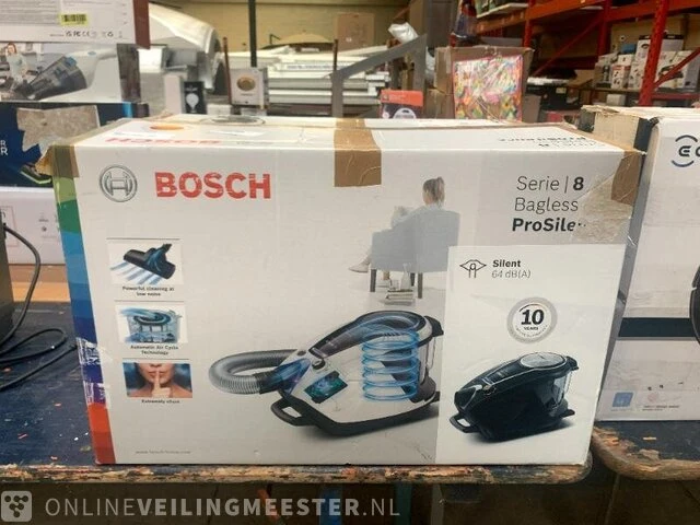 Stofzuiger zonder zak bosch, serie 8 bagless prosilence - afbeelding 1 van  4