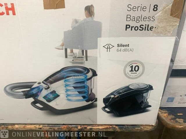Stofzuiger zonder zak bosch, serie 8 bagless prosilence - afbeelding 2 van  4
