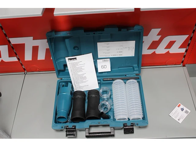 Stofzuigeradapter makita in kunststof koffer - afbeelding 1 van  2