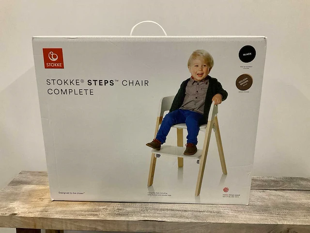 Stokke steps chair beech wood - afbeelding 1 van  4
