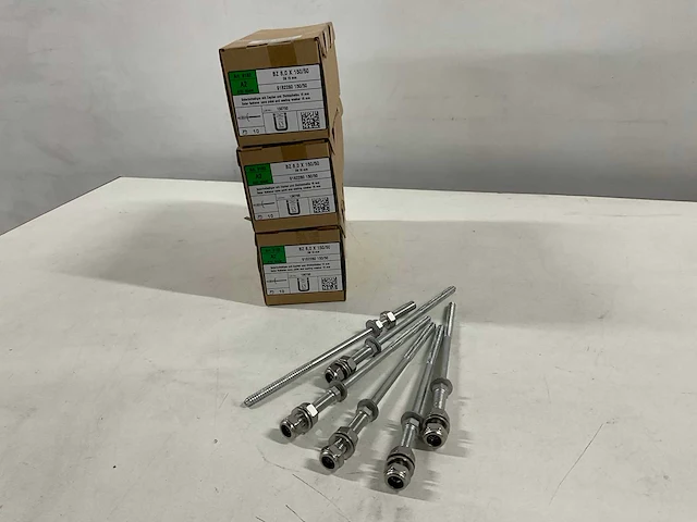 Stokschroef 8,0 x 150/50 (30x) - afbeelding 1 van  3