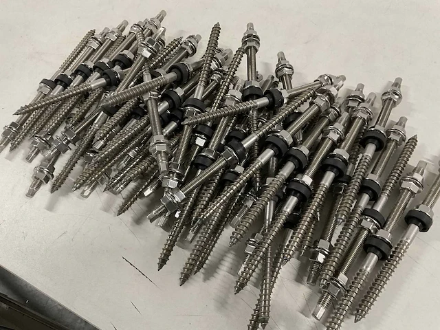 Stokschroef rvs m12 x 250 (64x) - afbeelding 1 van  3