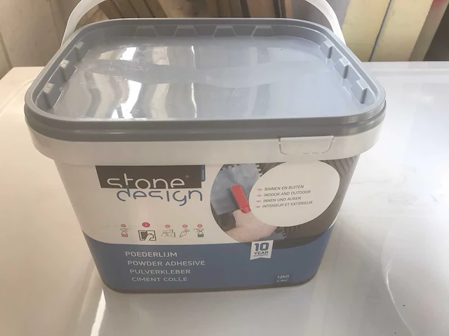 Stone design binnen en buiten tegellijm, in poedervorm, 12kg - afbeelding 1 van  7