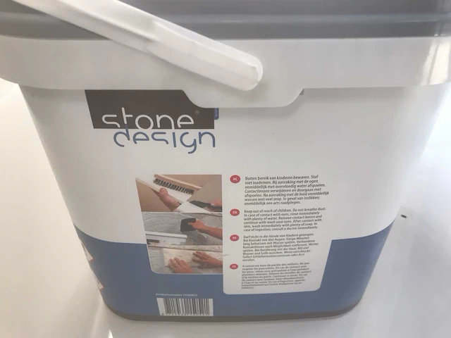 Stone design binnen en buiten tegellijm, in poedervorm, 12kg - afbeelding 2 van  7