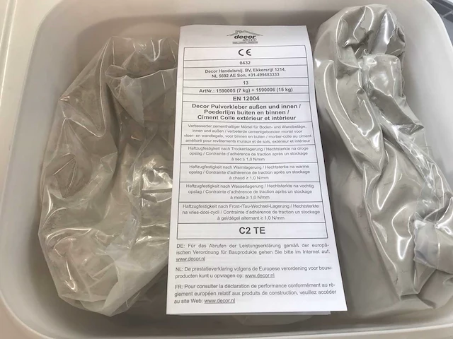 Stone design binnen en buiten tegellijm, in poedervorm, 12kg - afbeelding 7 van  7