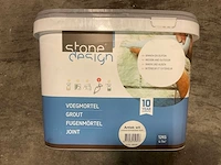 Stone design voegmortel 12kg antiek wit (48x) - afbeelding 3 van  7