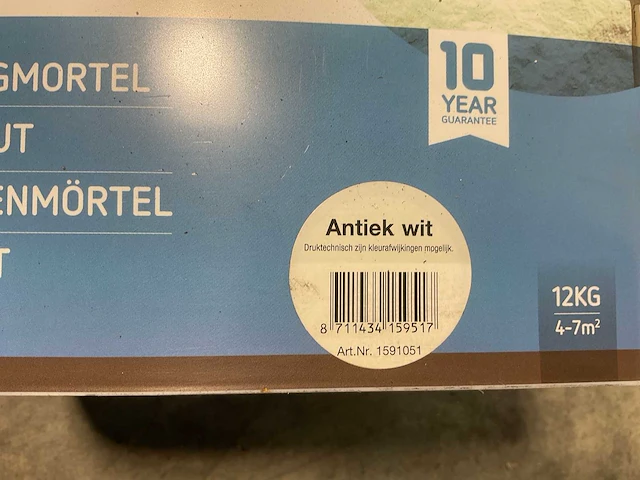 Stone design voegmortel 12kg antiek wit (48x) - afbeelding 7 van  7