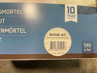 Stone design voegmortel 12kg antiek wit (48x) - afbeelding 7 van  7