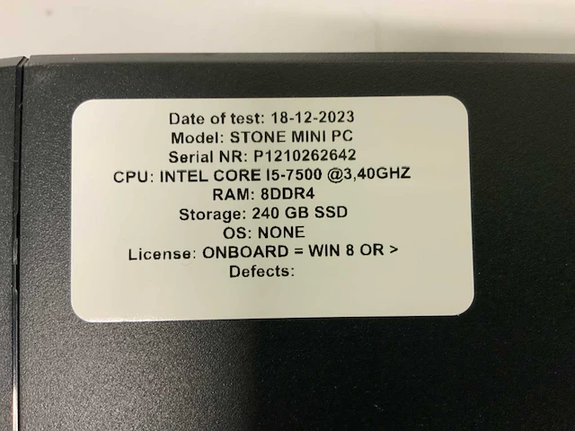 Stone mini pc desktop (12x) - afbeelding 4 van  16