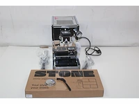 Stone premium zeefhouder espressomachine chroom satijn zilver - afbeelding 5 van  6