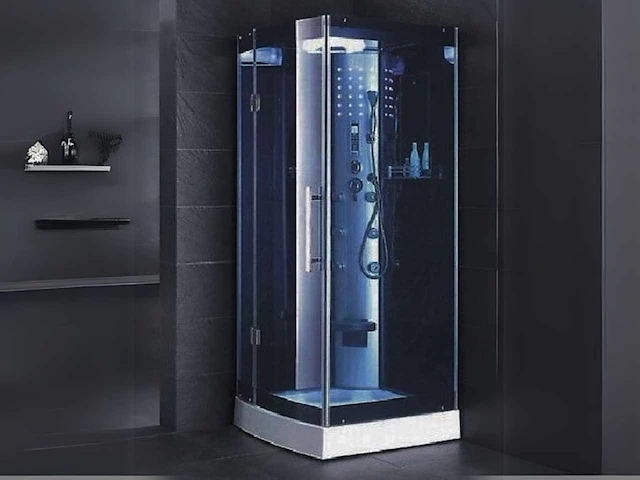 Stoomcabine - vonato - vierkant hydrotherm - met massagejets - afbeelding 1 van  3