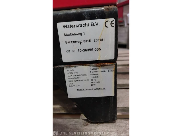 Stoomcleaner gasboyt, g15021, rood, bouwjaar 2010 - afbeelding 4 van  15