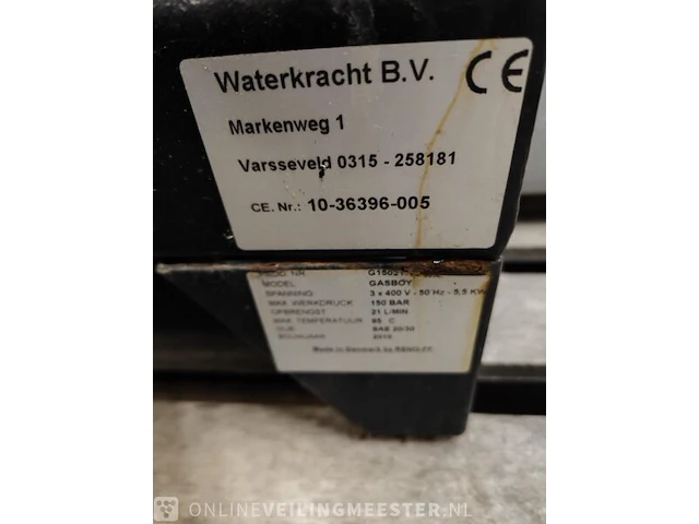 Stoomcleaner gasboyt, g15021, rood, bouwjaar 2010 - afbeelding 10 van  15