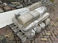 Stootband - varkensrug - betontegel (9x) - afbeelding 2 van  5