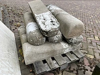 Stootband - varkensrug - betontegel (9x) - afbeelding 3 van  5