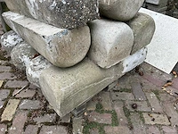 Stootband - varkensrug - betontegel (9x) - afbeelding 5 van  5