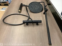 Stortdouche + handdouche, zwart - afbeelding 1 van  4