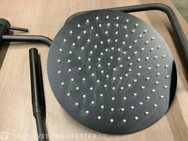 Stortdouche + handdouche, zwart - afbeelding 3 van  4
