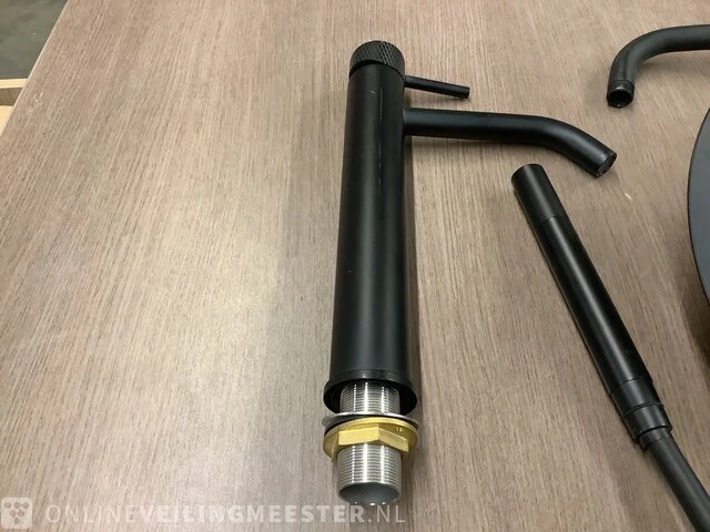 Stortdouche + handdouche, zwart - afbeelding 4 van  4