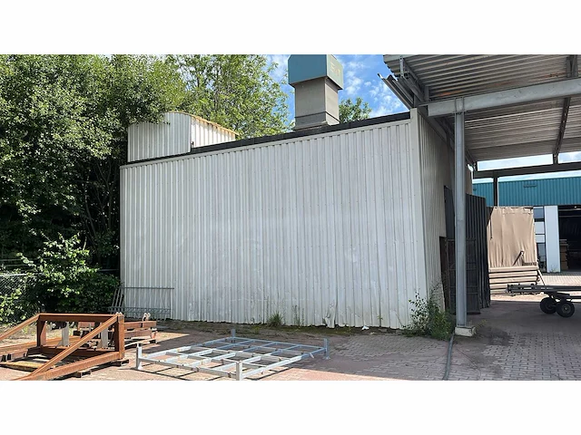 Straalcabine 9,5m x 9,5m x 5m - afbeelding 2 van  14