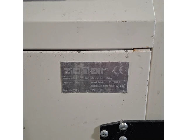 Straalcabine, zionair, sbc900, 2016 - afbeelding 7 van  12