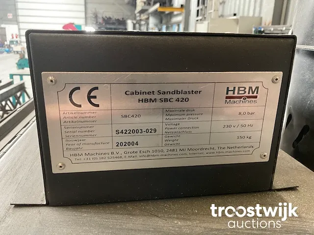 Straalcabine - afbeelding 6 van  6