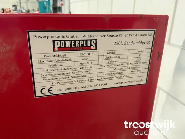 Straalcabine - afbeelding 7 van  7