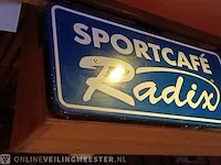Straatnaambord sportcafe radix - afbeelding 2 van  3